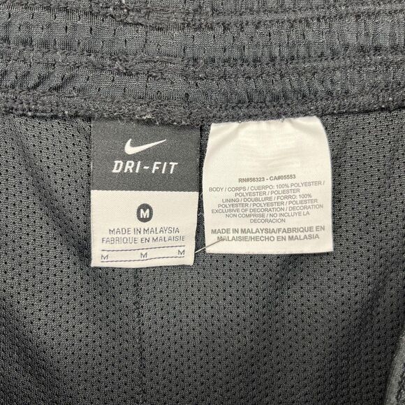 Nike Dri-FIT LIVESTRONG Shorts Women Medium Black Yellow Athletic Mesh Polyester - Picture 9 of 14